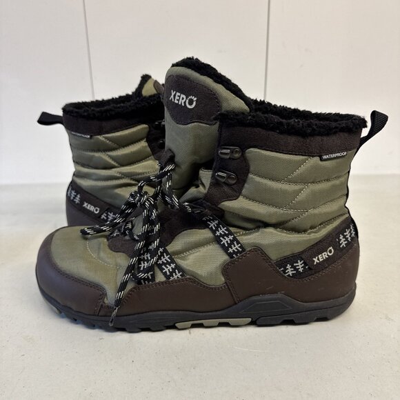 xero alpine mens size 11.5 shoes insulated barefoot waterproof snow boots - Picture 1 of 10